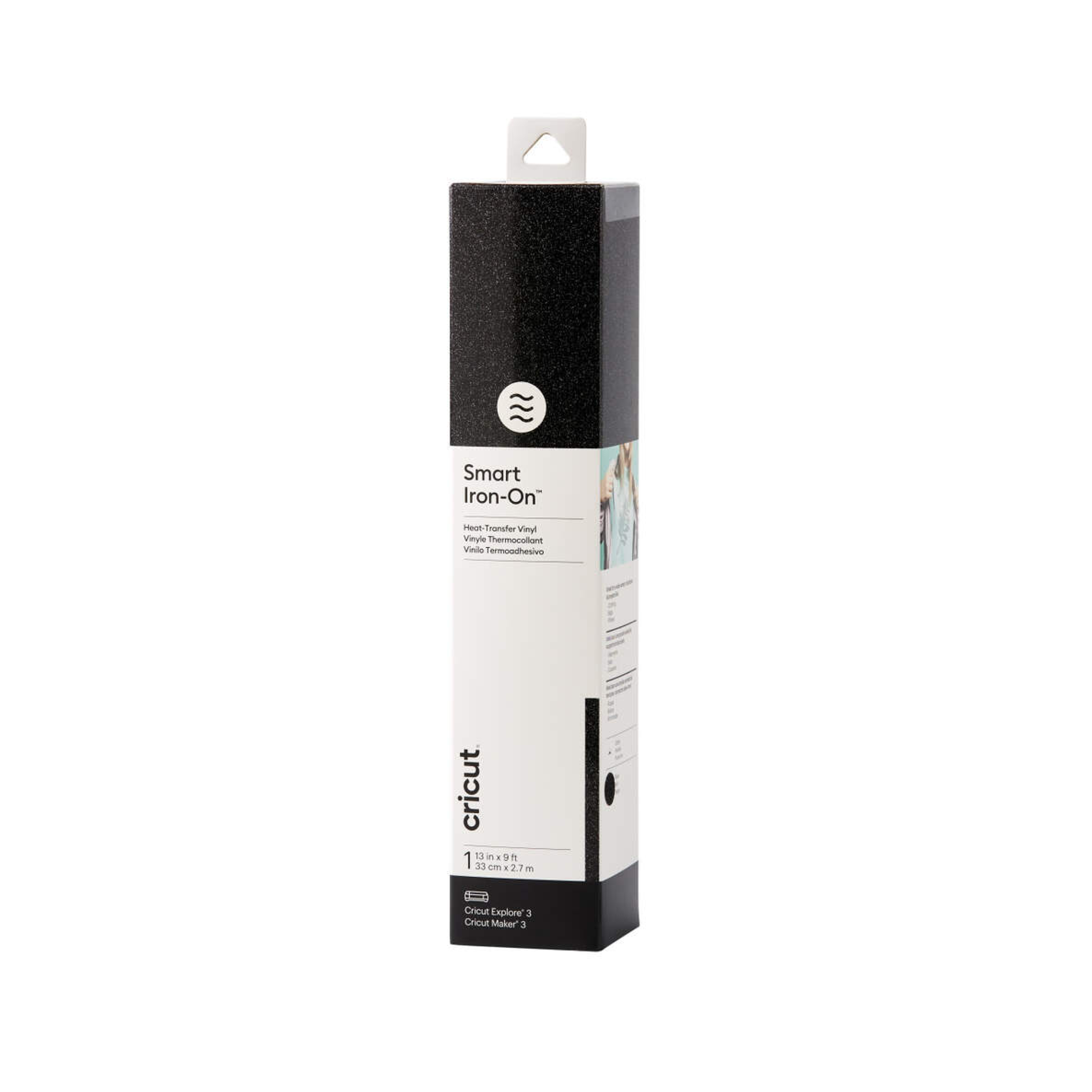 Cricut Smart Iron-On 33X273 cm 1 Sheet (Glitter Black)